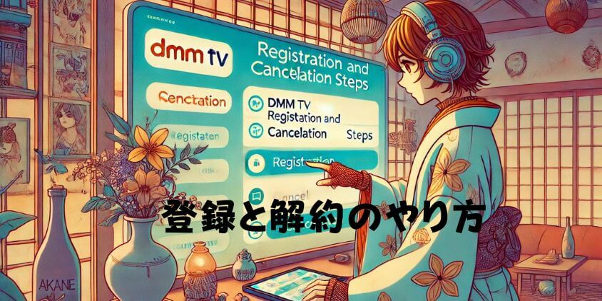 DMM TVでの登録・解約手順