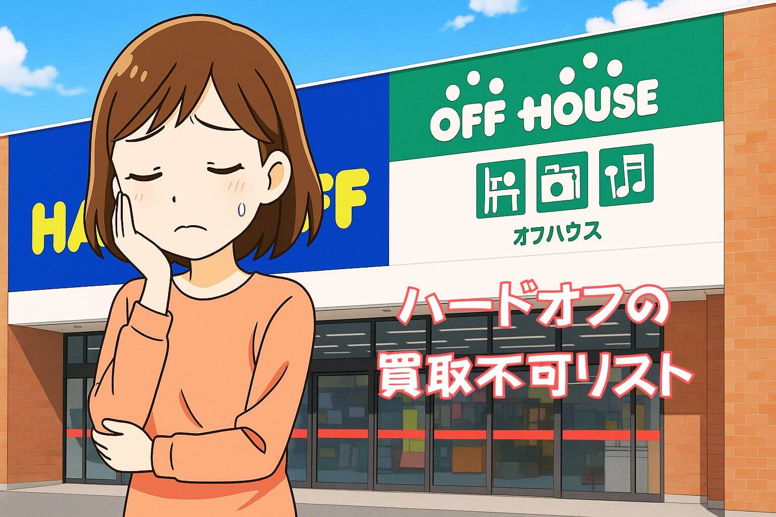 ハードオフの買取不可リスト