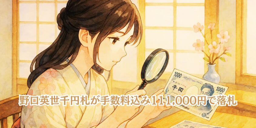 野口英世の千円札が高額取引される理由と実例