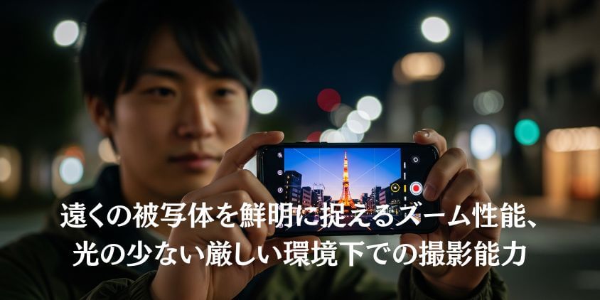 向上するズームと低照度、動画撮影性能