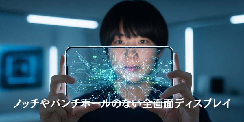 全画面化へ？ ディスプレイ下の新技術