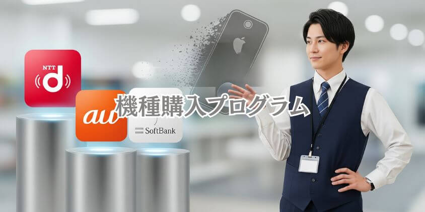 キャリアの機種購入プログラムを賢く利用