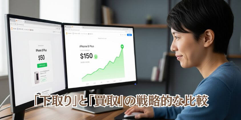 下取り相場調査と買取オプションで負担減