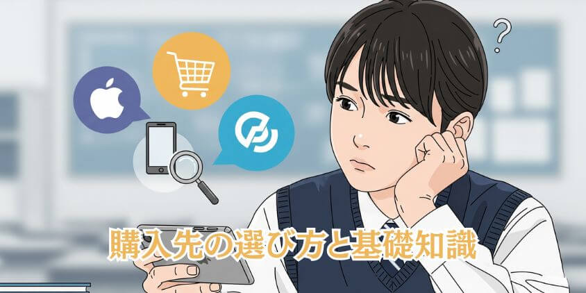 iPhoneを安く買う学生必見！購入先の選び方と基礎知識