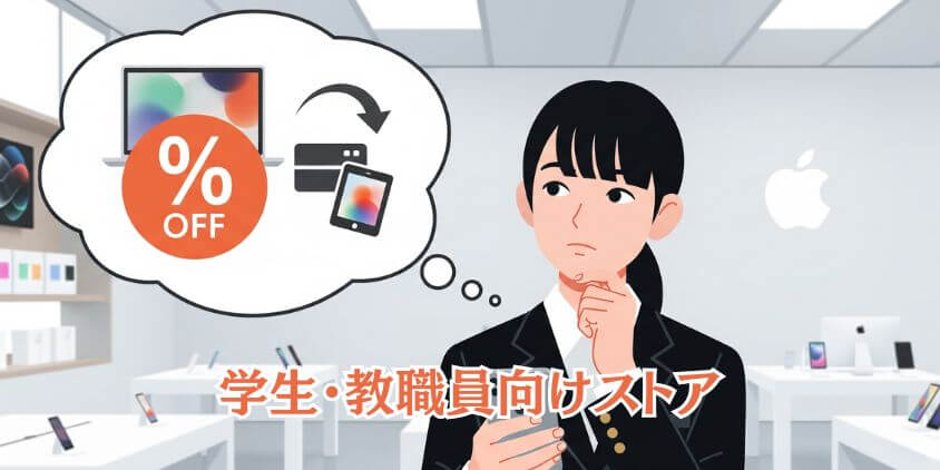 アップルストアでのiPhone学割の利用可否