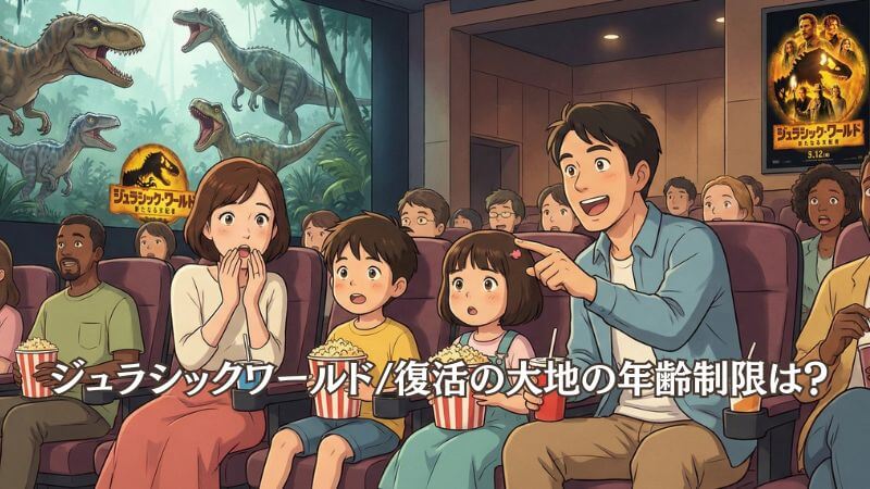 ジュラシックワールド/復活の大地の年齢制限は? 親子で楽しむコツ