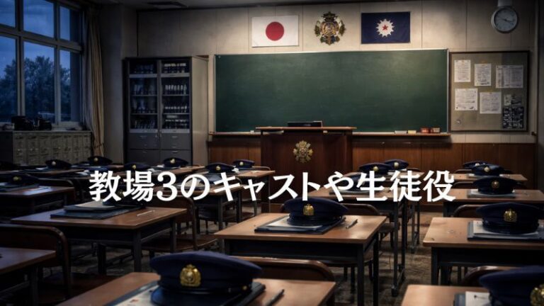 教場3の【キャストや生徒役】一覧! 目黒蓮の出演や映画公開日も解説