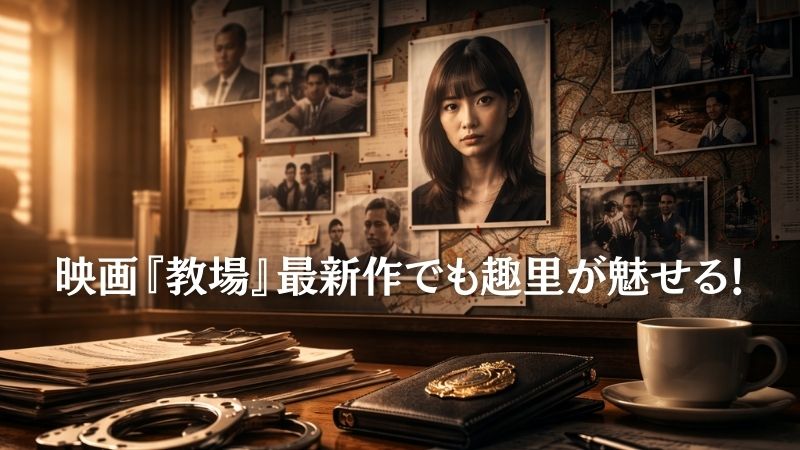 映画『教場』最新作でも趣里が魅せる!澄田紗羅役の評判や見どころを解説