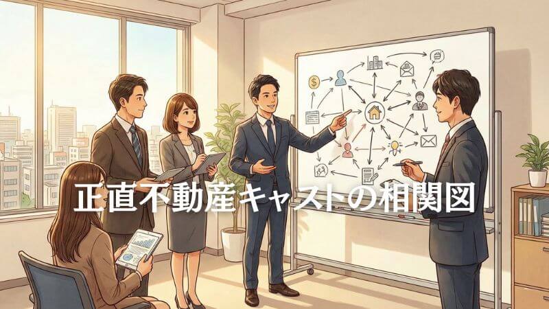 正直不動産キャストの相関図! 登場人物の関係性や役どころを徹底解説