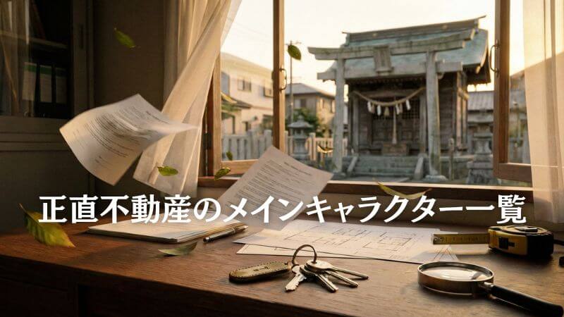 正直不動産のメインキャラクター一覧！ 相関図や役職を正しく紹介