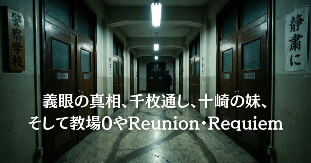 【教場の伏線】5年分まとめ|義眼・千枚通し・妹の謎を徹底解説!