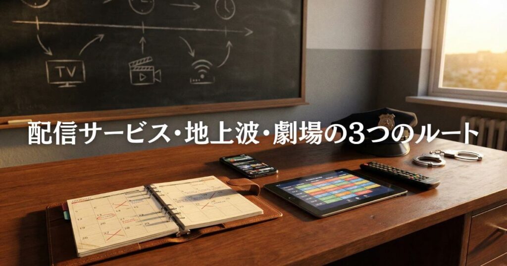 「教場reunion」の配信・放送日程ガイド