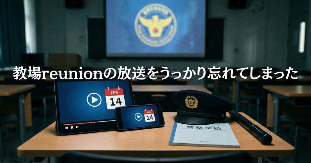 【教場reunion】の2/14放送分｜見逃し配信で今すぐ視聴する方法！
