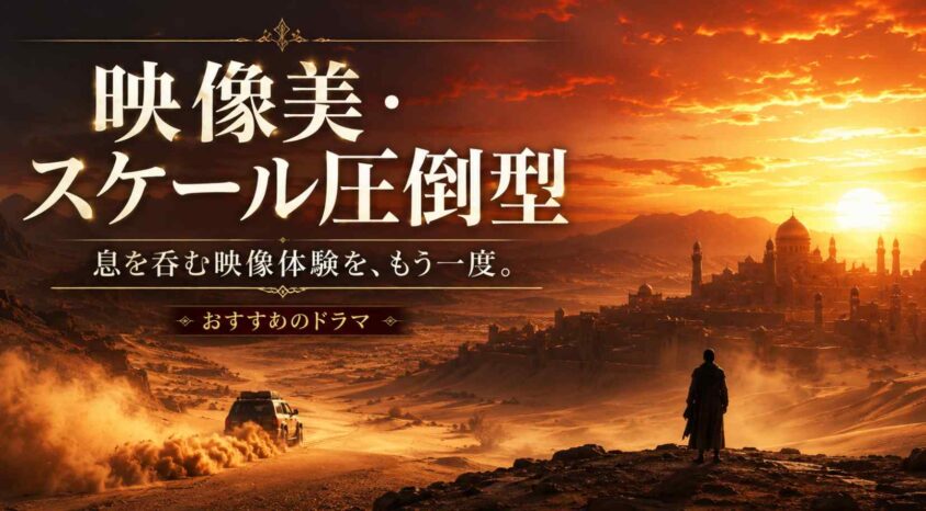 【映像美・スケール圧倒型】におすすめのドラマ