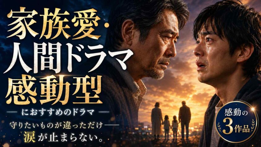 【家族愛・人間ドラマ感動型】におすすめのドラマ