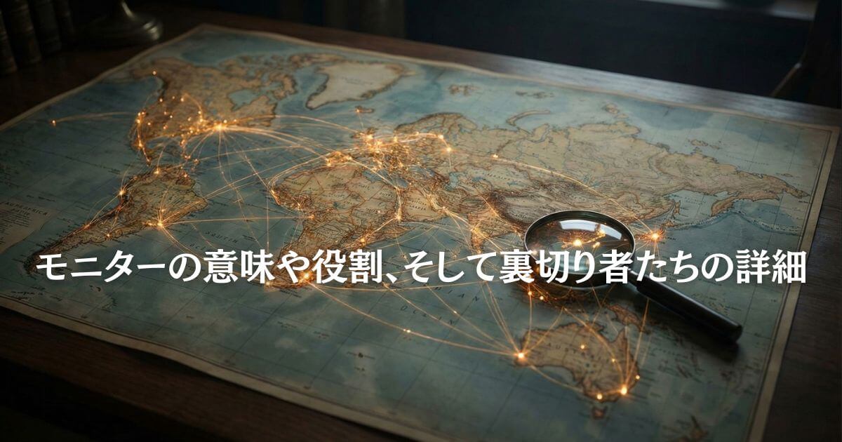 VIVANTモニターとは？ 衝撃の5人の正体と裏切りを完全網羅！