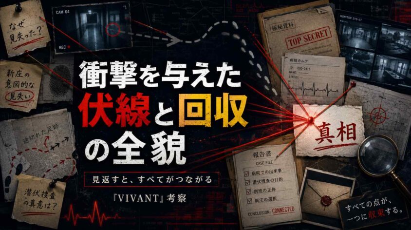 衝撃を与えた伏線と回収の全貌