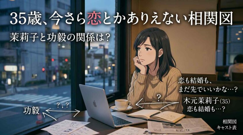 35歳、今さら恋とかありえない相関図