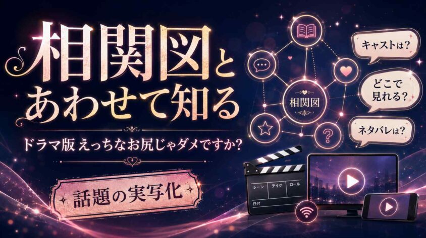 相関図とあわせて知るドラマ版えっちなお尻じゃダメですか？