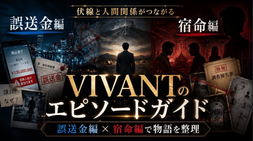 VIVANTのエピソードガイドと物語の全貌