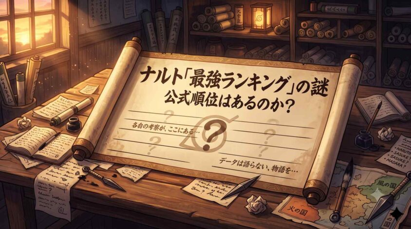 ナルトの強さランキングに公式順位はある?