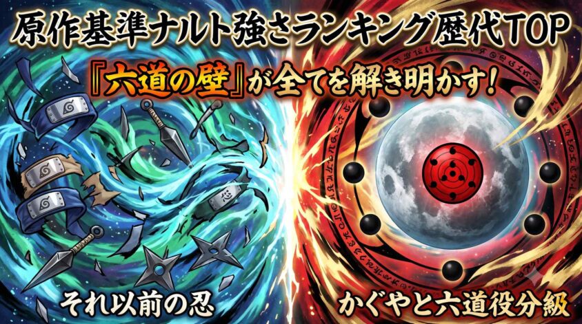 原作基準のナルトの強さランキング歴代TOP