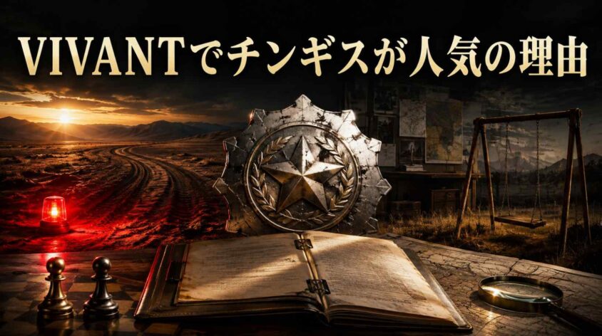 VIVANTでチンギスが人気の理由