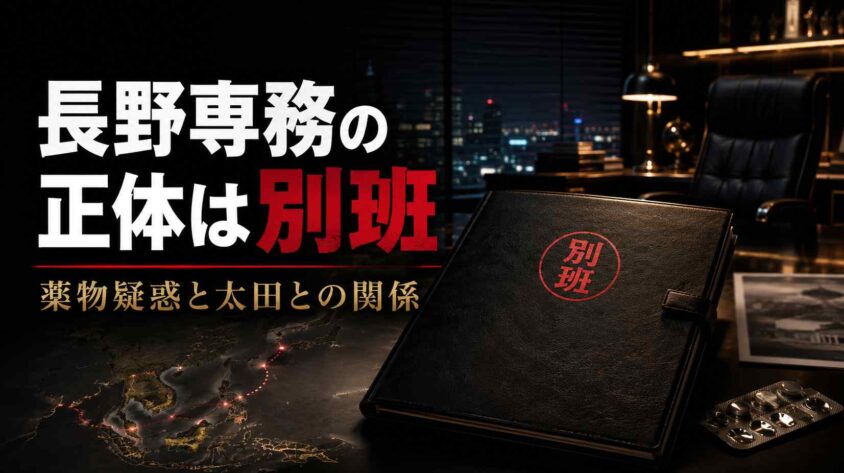 VIVANTの長野専務の正体は別班！ 薬物疑惑と太田との関係を解説