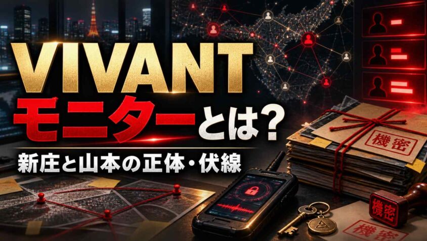 VIVANTモニターとは？ 新庄と山本の正体や伏線を徹底解説