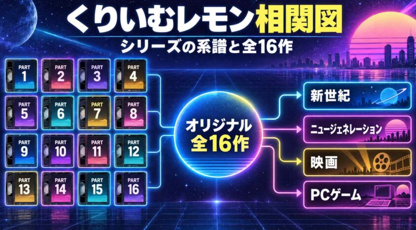 くりいむレモン相関図で押さえるシリーズの系譜と全16作