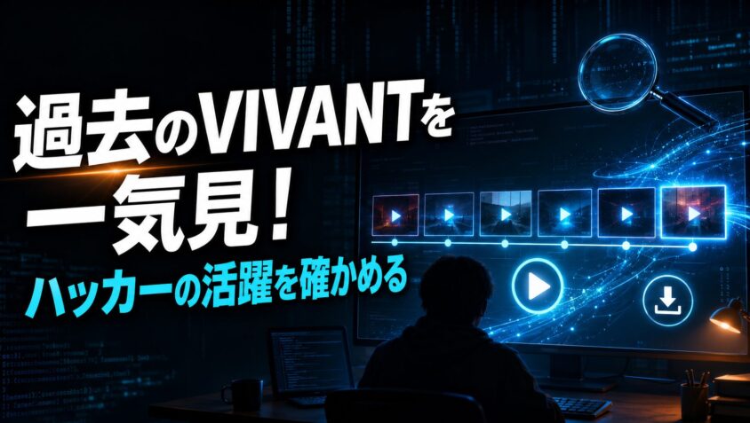 【正体】VIVANTのハッカーは誰? ブルーウォーカーの活躍3場面を解説!
